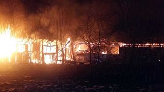 Incendiu &icirc;n Teleorman după ce o butelie a explodat