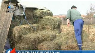 Cultivam BIO sub 1%! Fermierii se plang ca nu sunt ajutati de stat