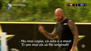 Dispută Giani Kiriță - Costin Gheorghe la Exatlon! Ce schimb de replici au avut cei doi: "Băi, nu mai copia"