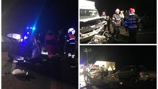 Accident grav &icirc;n județul Sibiu! Un bărbat și o femeie au murit pe loc