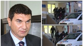 Primele imagini cu Cristi Borcea &icirc;ncătușat! L-au luat de acasă &icirc;mbrăcat &icirc;n trening!