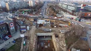 La aproape 8 luni de la începerea lucrarilor la Pasajul Domnesti, santierul este neschimbat!