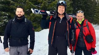  Preşedintele Klaus Iohannis, din nou la schi - FOTO