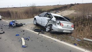 Grav accident de circulație in Timis! Un tanar de 28 de ani a murit