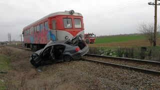 Accident feroviar în comuna Găneasa din Olt! A fost SPULBERAT de tren! A murit pe loc