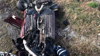 Accident teribil &icirc;n Mehedinți! Două persoane au fost transportate la spital