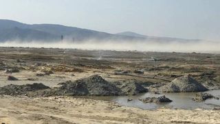 Mii de locuitori din Moldova Nouă sunt in pericol de imbolnavire din cauza prafului care acopera orasul. Riscul de poluare e urias