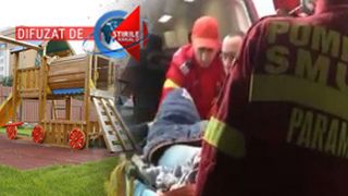 VIDEO| Un baiat de 7 ani, RANIT la un loc de joaca din Bucuresti