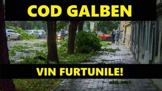 ANM: Averse cu caracter torenţial, descărcări electrice, vijelii şi căderi de grindină, p&acirc;nă miercuri seară, 18 judeţe urm&acirc;nd a fi sub cod galben; de 1 Mai, v&acirc;ntul va avea rafale şi de 55 de kilometri la oră
