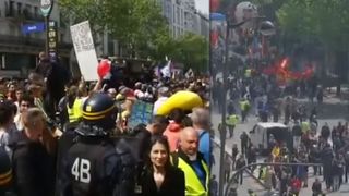 Tensiuni la Paris cu ocazia Marșului de 1 mai