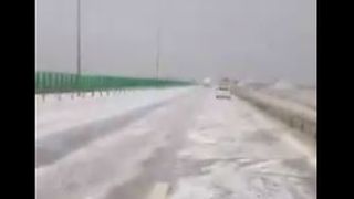 VIDEO | Fenomen meteo extrem pe Autostrada Soarelui