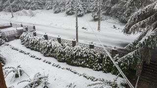 Iarnă în plină primăvară! Unde a nins ca-n povești 