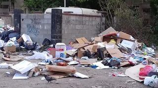 Oras din vestul tarii, sufocat de gunoaie