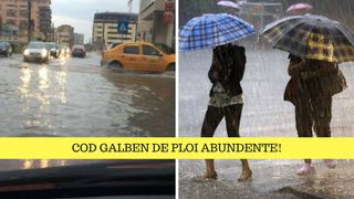 Cod galben de ploi în şapte judeţe