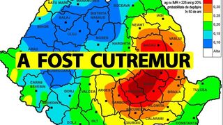 Cutremur cu magnitudinea 4,1 &icirc;n judeţul Vrancea
