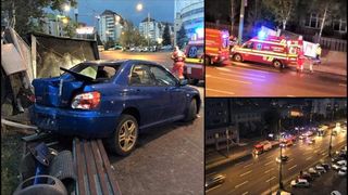 O femeie a fost spulberată într-o stație de autobuz 