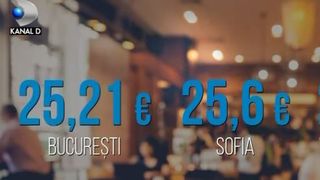 VIDEO | Cel mai ieftin pranz din Europa, in restaurantele din Bucuresti