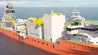 VIDEO | Cea mai moderna nava pentru cautarea de diamante, construita la Mangalia