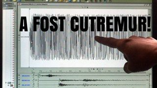 Cutremur cu magnitudinea 3,7 pe Richter, &icirc;n judeţul Buzău