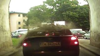 VIDEO | Moment groaznic pentru un șofer din Timișoara