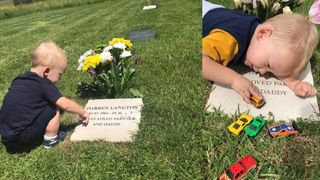 VIDEO| Imagini copleșitoare. Un copil merge la morm&acirc;ntul tatălui și &icirc;l roagă să se joace cu el