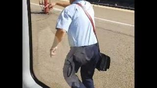 VIDEO | Controlor uitat pe peronul Gării de Nord