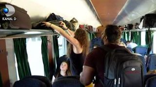 VIDEO | C&acirc;t de aglomerate sunt trenurile spre mare