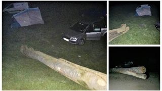   Turiști aflați &icirc;n vacanță pe Valea Moașei, la un pas să fie uciși de un hoț de lemne