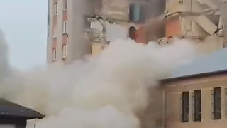 Un bloc de nouă etaje din Republica Moldova s-a prăbușit 