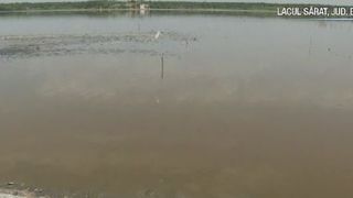 VIDEO | Fenomen ciudat pe Lacul Sărat