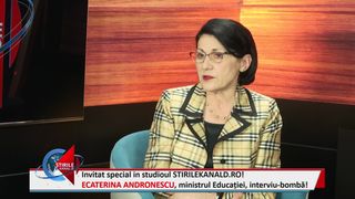 Secretul Ecaterinei Andronescu! Care este cea mai mică notă pe care a primit-o vreodată ministrul Învățământului! Dezvăluirea a fost făcută în studioul stirilekanald.ro EXCLUSIV