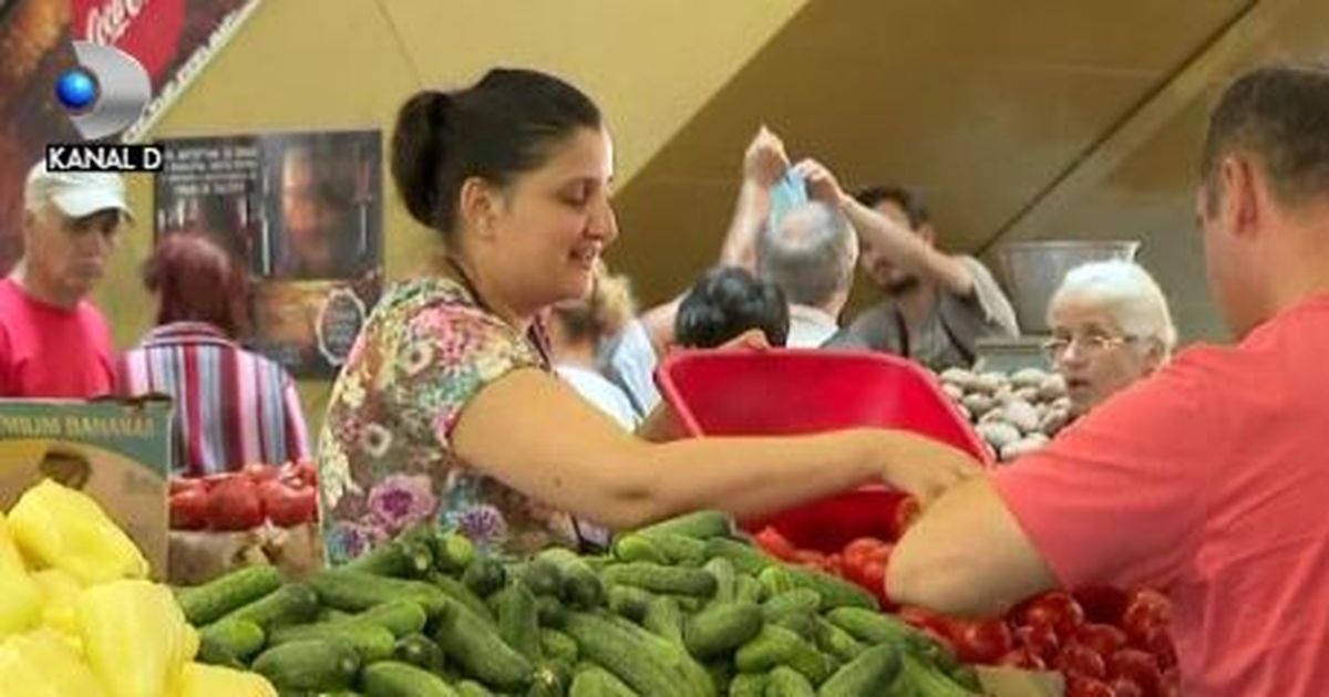 VIDEO Piața, mai scumpă decât supermarketul Stirile Kanal D