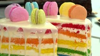 VIDEO | Desertul verii: tortul curcubeu