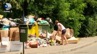 VIDEO | Orașul ca o groapă de gunoi. Localnică: „Aerul a devenit irespirabil”