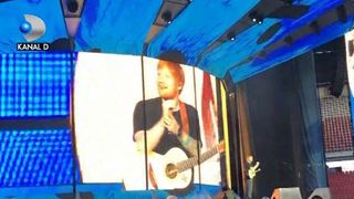 VIDEO | Ed Sheeran &icirc;n Rom&acirc;nia. Pregătiri pentru marele concert