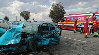 VIDEO | Cinci persoane au fost rănite &icirc;ntr-un accident rutier petrecut &icirc;n judeţul Constanţa