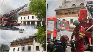 Cauza incendiului de la Mănăstirea R&acirc;meţ a fost un scurtcircuit la un conductor electric din mansardă