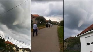 Alertă maximă! Tornadă în Arad! O femeia a fost luată pe sus