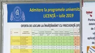 VIDEO | E îmbulzeala mare la porțile universităților din Capitală