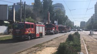 Grav incendiu la un restaurant din Capitală