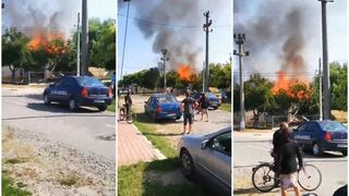 Incendiu puternic la o grădiniță din Brăila