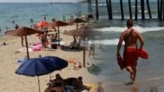 VIDEO | Un turist aflat pe litoral a refuzat ajutorul salvamarului. Cum și-a explicat gestul