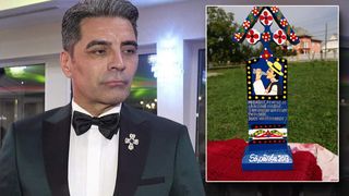 Ce scrie pe crucea lui Marcel Toader! A primit-o cadou la cimitirul de la Săpânţa! FOTO