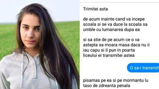 Izabela Biră, prietena Luizei, este atacată cu parul și amenințată: “Îți pun capul în gardul școlii!”
