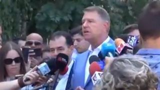 Klaus Iohannis: Evenimentele de anul trecut din 10 august trebuie elucidate, trebuie să vedem cine a dat comanda politică pentru aşa ceva inimaginabil - VIDEO