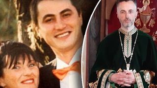 Preotul care se ocupă de mormântul Elodiei e om bun la toate! Părintele Andrei Postu are 37 de ani și lucrează cu muncitorii