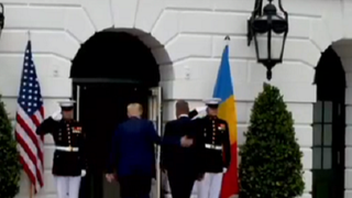 Președintele Klaus Iohannis, primit de Donald Trump la Casa Albă