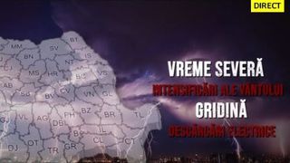 VIDEO | Furtună electrică peste Rom&acirc;nia. Nu scăpăm nici de caniculă