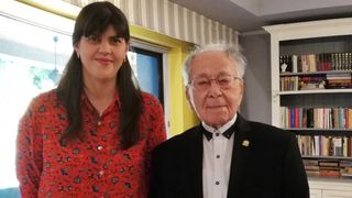 Filosoful Mihai Șora s-a &icirc;nt&acirc;lnit cu Laura Codruța Kovesi! &rdquo;Vom scăpa de cangrena numită corupție&rdquo;