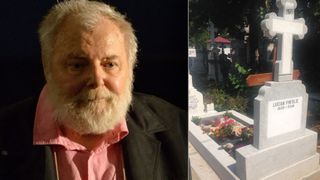 Mormântul marelui regizor Lucian Pintilie este cel mai bine îngrijit loc de veci de la Bellu FOTO